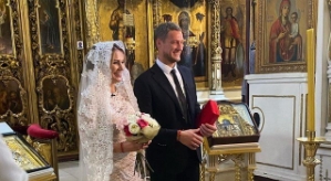 Супруги Задойновы обвенчались в московском храме